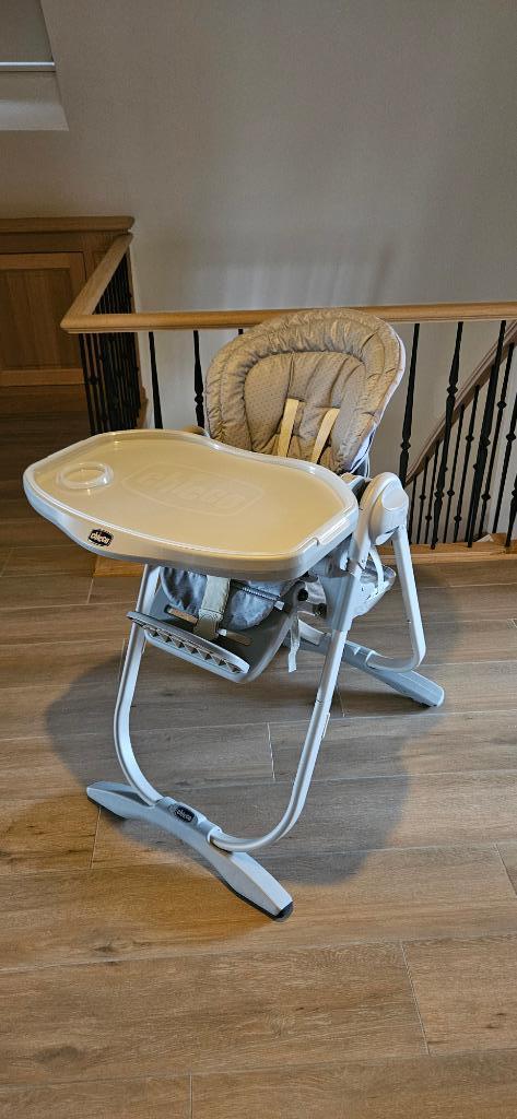 Chicco Poly Magic eetstoel + extra's, Kinderen en Baby's, Kinderstoelen, Gebruikt, Afneembaar eetblad, Stoelverkleiner, Ophalen of Verzenden