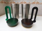 2 x deluxe verise Brabantia Senseo pad houders groen bruin, Ophalen, Zo goed als nieuw
