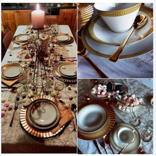 Eet en koffieservies Bavaria uit 1950nd, Antiek en Kunst, Antiek | Servies compleet, Ophalen of Verzenden