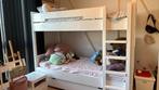 Stapelbed Bopita met schuif incl 2 matrasjes, Huis en Inrichting, Ophalen, Stapelbed