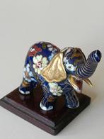 Splendide éléphant cloisonnées émaillées chinois vintage., Ophalen of Verzenden