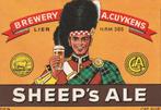 bieretiket Cuykens Lier : Sheep's ale, Verzamelen, Verzenden, Gebruikt, Overige typen, Overige merken