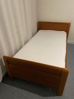 Eenpersoons bed te koop, 90 cm, Ophalen of Verzenden, Eenpersoons, Bruin