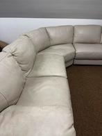 Grote zetel, Ophalen, Gebruikt, Leer, Beige