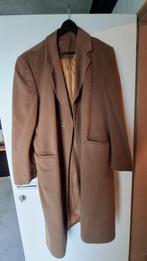 Herenmantel merk Bouvy, Ophalen, Maat 52/54 (L), Bruin, Gedragen