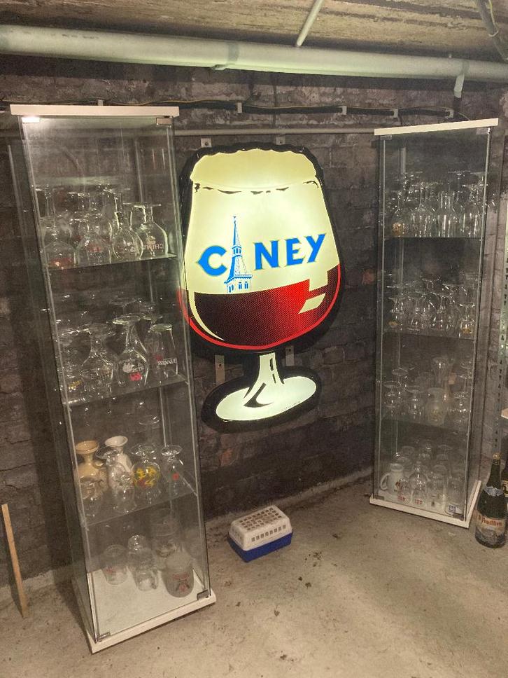 Enseigne publicitaire lumineuse bière belge Ciney, Collections, Marques de bière, Utilisé, Panneau, Plaque ou Plaquette publicitaire