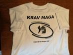 2 gemengde witte Krav Maga T-shirts maat S, Sport en Fitness, Vechtsporten en Zelfverdediging, Vechtsportmaterialen, Overige, Zo goed als nieuw