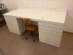 Buro volledig in hout., Ophalen, Gebruikt