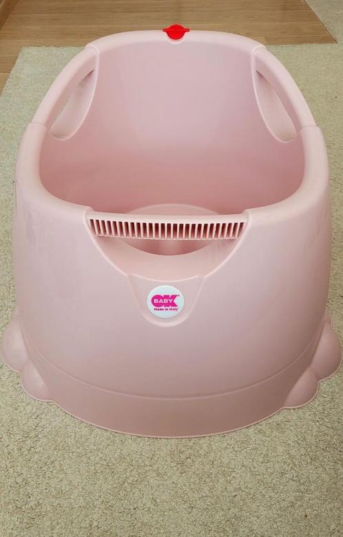 OK Baby Douchezitje Opla Pastel Roze, Kinderen en Baby's, Badjes en Verzorging, Zo goed als nieuw, Ophalen