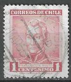 Chili 1960 - Yvert 281 - Generaal Pinto (ST), Postzegels en Munten, Postzegels | Amerika, Verzenden, Gestempeld