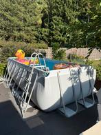 Zwembad +-4,5 x +-2,5m x 1,22m, Tuin en Terras, Zwembaden, Ophalen