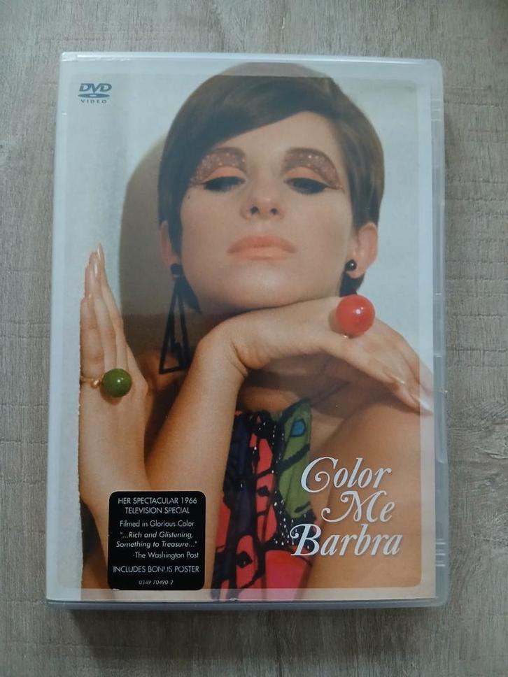 DVD van Barbra Streis en „Color Me Barbra”, Cd's en Dvd's, Dvd's | Documentaire en Educatief, Zo goed als nieuw, Ophalen of Verzenden