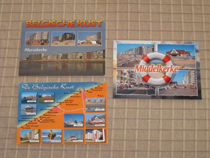5 Nieuwe Postkaarten Belgische Kust, Verzamelen, Postkaarten | België, Verzenden