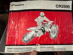 Workshopmanual Honda CR250R 2002-model, Motoren, Ophalen of Verzenden, Honda
