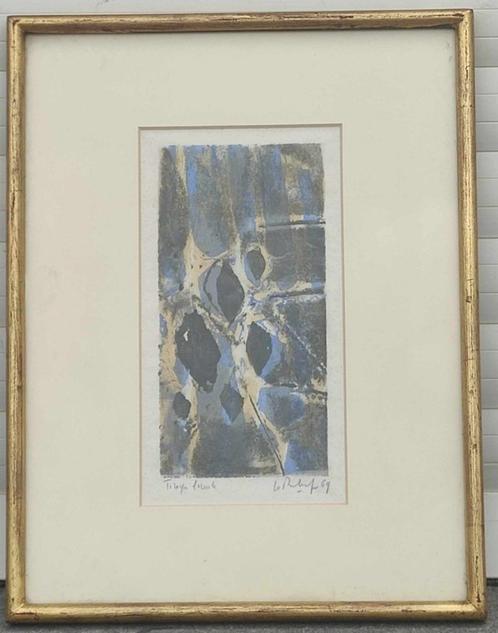 estampe de alain de la bourdonnaye, Antiek en Kunst, Kunst | Etsen en Gravures, Ophalen of Verzenden