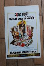 filmaffiche James Bond Live And Let Die 1973 filmposter, Verzamelen, Ophalen of Verzenden, A1 t/m A3, Zo goed als nieuw, Rechthoekig Staand