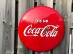 Coca Cola emaille reclamebord, Verzamelen, Reclamebord, Gebruikt, Ophalen of Verzenden