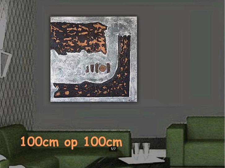 Lot de 15 nouveaux grands tableaux faits maison, Antiquités & Art, Art | Peinture | Moderne, Enlèvement