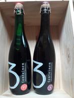 3 fonteinen: Frambozenlambik 17/18 /Schaarbeekse kriek 17/18, Collections, Marques de bière, Enlèvement ou Envoi, Neuf, Bouteille(s)