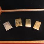 zippo vintage brass lady 4 stuks, Ophalen of Verzenden, Gebruikt, Aansteker