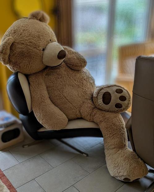 Pluche beer, super zacht en mega groot! Zgan., Kinderen en Baby's, Speelgoed | Knuffels en Pluche, Zo goed als nieuw, Beer, Ophalen