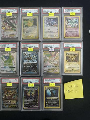 Pokémon slabs beschikbaar voor biedingen