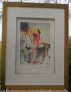 Salvador Dali Dalinian Horses - The Christian Knight litho, Antiek en Kunst, Kunst | Litho's en Zeefdrukken, Ophalen