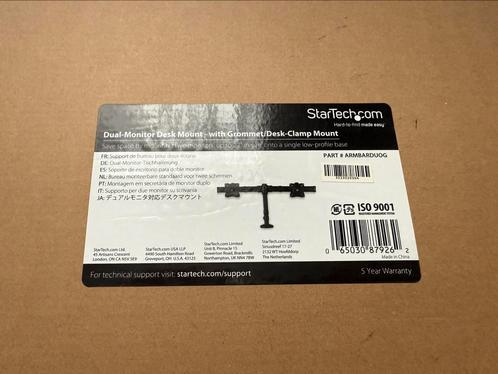 StarTech Dual Monitor Desk Mount, Audio, Tv en Foto, Televisiebeugels, Nieuw, Ophalen of Verzenden