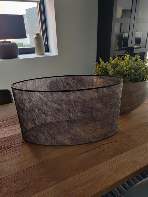Nieuwe Light & living ovale grote lampenkappen 2 stuks., Huis en Inrichting, Lampen | Lampenkappen, Nieuw, Zwart, Ophalen