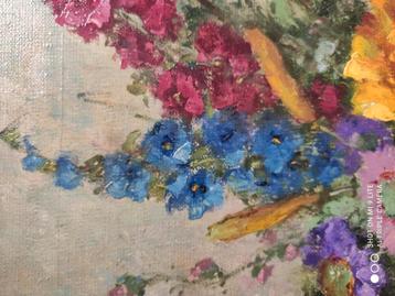 Bloemenschilderij  beschikbaar voor biedingen