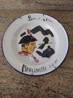 Geëmailleerde plaat mijn Bois du Caziers Marcinelle, Ophalen of Verzenden, Gebruikt, Reclamebord