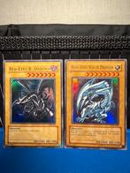 Blue-Eyes W. Dragon + Red-Eyes B. dragon, Hobby en Vrije tijd, Verzamelkaartspellen | Yu-gi-Oh!, Verzenden, Nieuw
