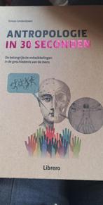 Antropologie in 30 seconden, Ophalen of Verzenden, Nieuw, Simon Underdown