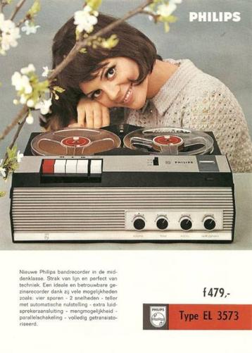 Philips EL 3573 Bandrecorder / 4 Sporen / 2 Snelheden / 1967 beschikbaar voor biedingen