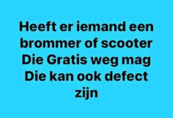 heeft iemand oud brommer staan  beschikbaar voor biedingen