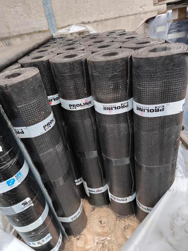 Destockage de rouleaux de roofing sablés, ardoisés et avec a, Doe-het-zelf en Bouw, Dakpannen en Dakbedekking, Zo goed als nieuw