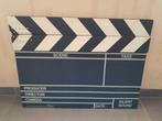 Extra groot houten film klapbord filmklapper (57x76cm), Ophalen of Verzenden, Gebruikt