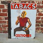 Plaque emaillée Tabacs Celtiques et Naja 1934, Enlèvement ou Envoi, Panneau publicitaire