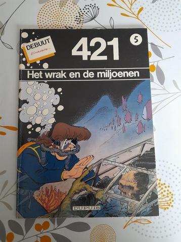 421 "Het wrak en de miljoenen" eerste druk 1983 beschikbaar voor biedingen