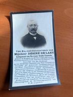 Rouwkaart D. De Laey  Hooglede 1843 + 1924, Verzamelen, Bidprentjes en Rouwkaarten, Verzenden, Rouwkaart