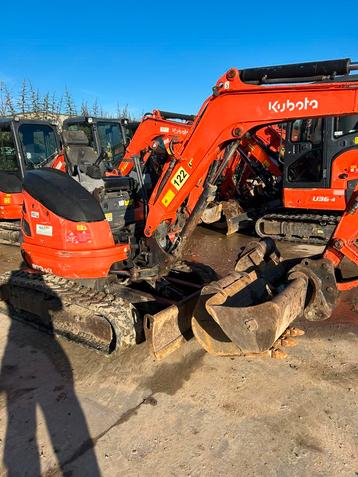 Mini pelle kubota canopi, Enlèvement ou Envoi, Grue