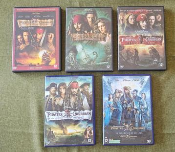 Pirates of the Caribbean alle films DVD beschikbaar voor biedingen