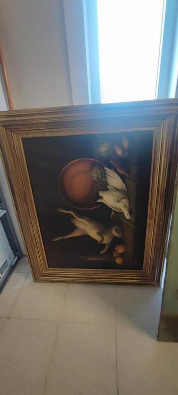 3 tableaux anciens de l'artiste P. Peelman, Enlèvement ou Envoi