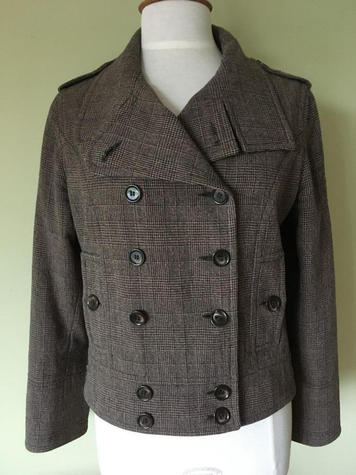 Scapa Sports geruite korte vest - maat 40, Kleding | Dames, Jasjes, Kostuums en Pakken, Gedragen, Jasje, Maat 38/40 (M), Bruin