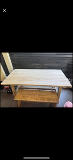 Houten Tafel/bureau, Huis en Inrichting, Tafels | Eettafels, Ophalen, Zo goed als nieuw