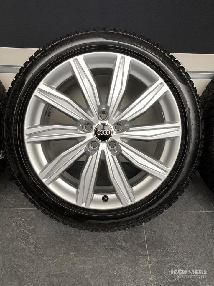 19” originele Audi A6 C8 velgen + Pirelli winterbanden 5x112, Auto-onderdelen, Banden en Velgen, Banden en Velgen, Winterbanden