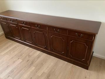Engels bureau kasten 3st. - Mahonie hout - Chesterfield beschikbaar voor biedingen
