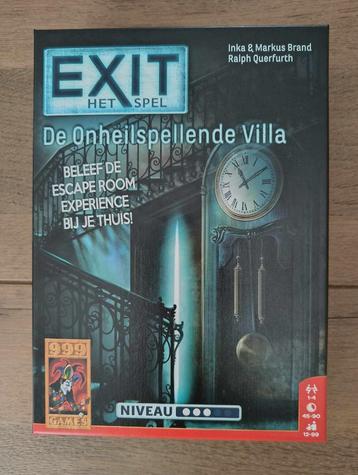 EXIT: Het spel - De onheilspellende Villa (999 games) beschikbaar voor biedingen