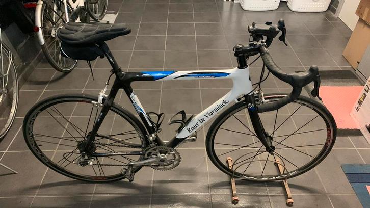 Roger De Vlaeminck carbon koersfiets te koop, Fietsen en Brommers, Fietsen | Racefietsen, Zo goed als nieuw, Heren, Overige merken