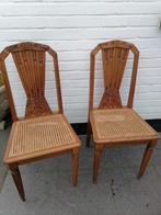 2 stoelen riet, Ophalen